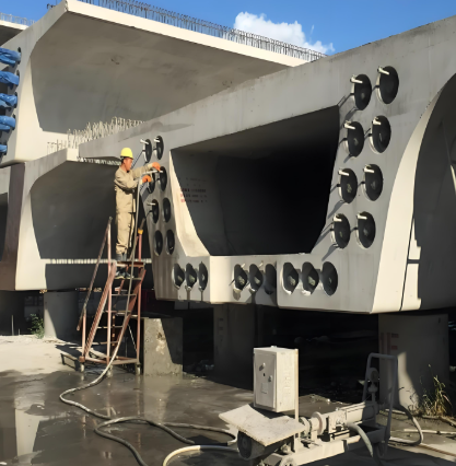 石龙压浆料施工流程及注意事项